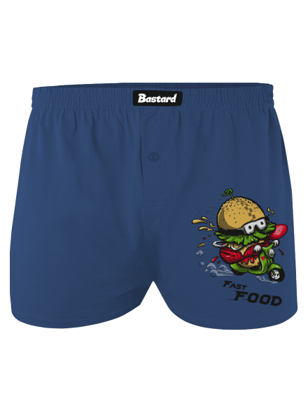 Fast Food pánske trenky Blue