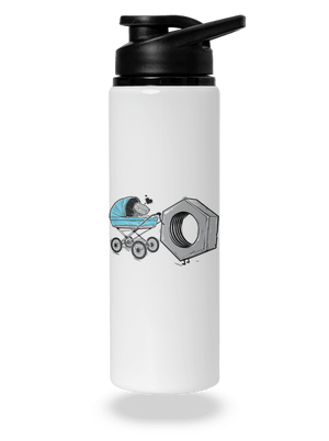 Správna matka flaša na vodu White