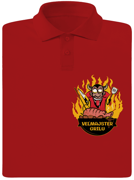 Veľmajster grilu pánska polokošeľa Red Mal