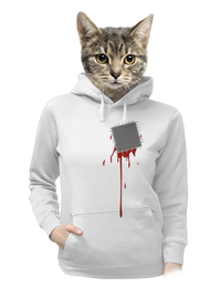 dámska mikina klokanka