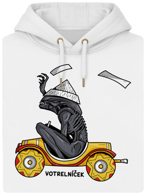 Votrelníček unisex mikina premium Snowwhite