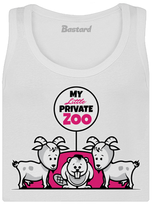 ZOO dámske tielko klasické White