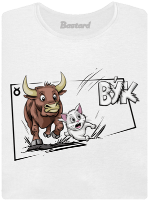 Mačací horoskop: Býk dámske tričko prémium White