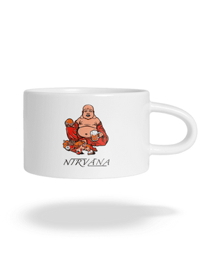 Nirvána hrnček makronka White