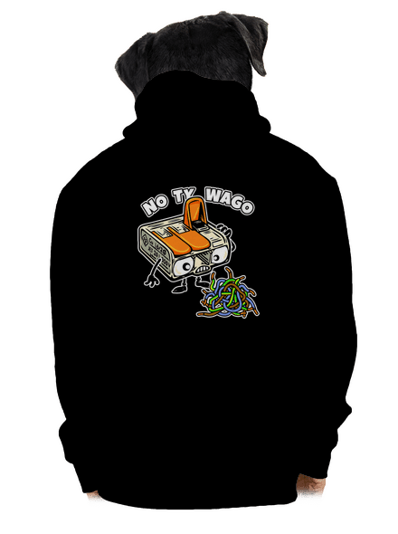 Wago svorka pánska mikina na zips Black