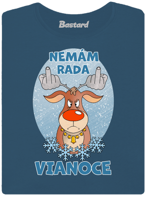 Nemám rád Vianoce dámske tričko prémium Petrol Blue