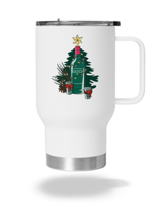 Vianočná borovička termohrnček White