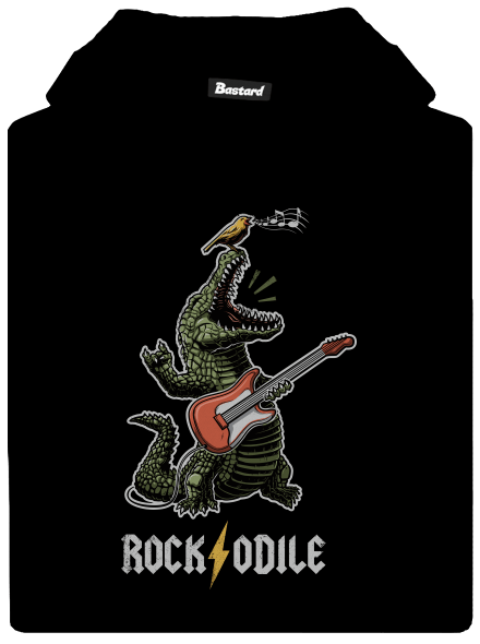 Rockodile detská mikina klokanka Black