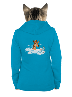 dámska mikina na zips