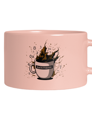 Hackpresso  hrnček makronka Pink Macaron
