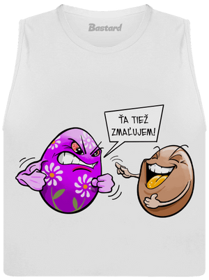 Zmaľujem ťa dámske tielko voľné White