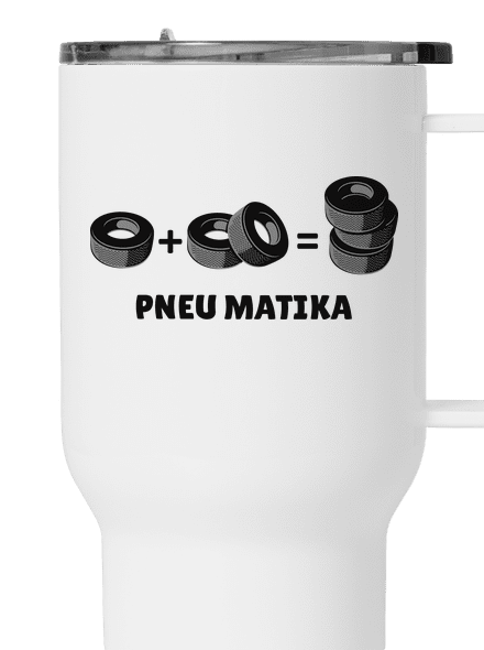 Pneu Matika termohrnček White