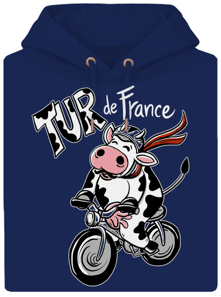 Tur de France unisex mikina premium Navy