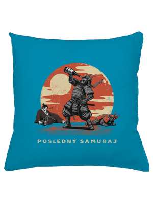 Posledný samuraj vankúš Blue Turquoise