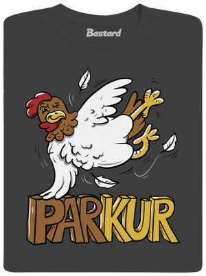 Parkur pánske dlhý rukáv Dark Grey