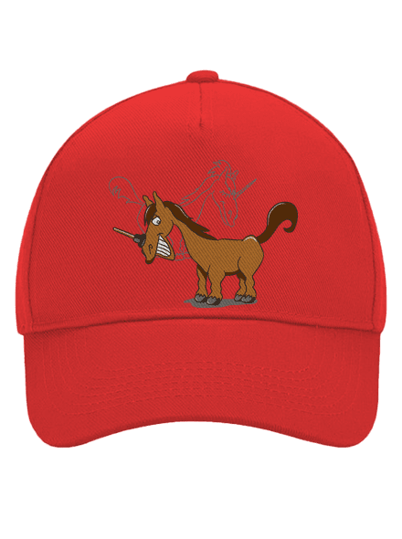 Jednorožec šiltovka baseballka Classic Red