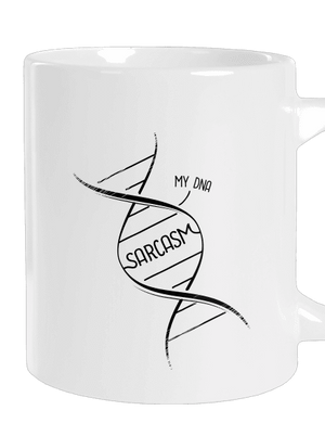 Sarcasm veľký hrnček White