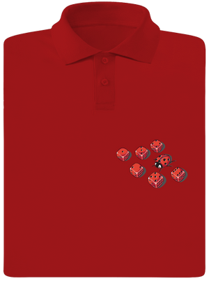 Mimikry pánska polokošeľa Red Mal