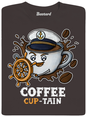 Coffee Cup-tain pánske dlhý rukáv Bear Brown