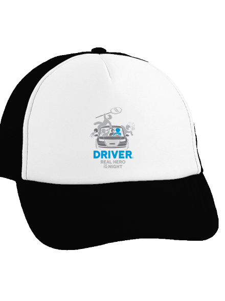 Driver šiltovka truckerka Black cap