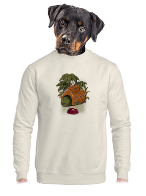 unisex mikina bez kapucne