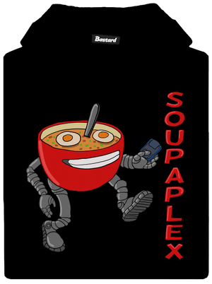 Soupaplex detská mikina klokanka Black