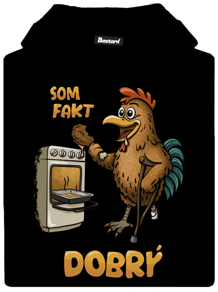 Som dobrý detská mikina klokanka Black
