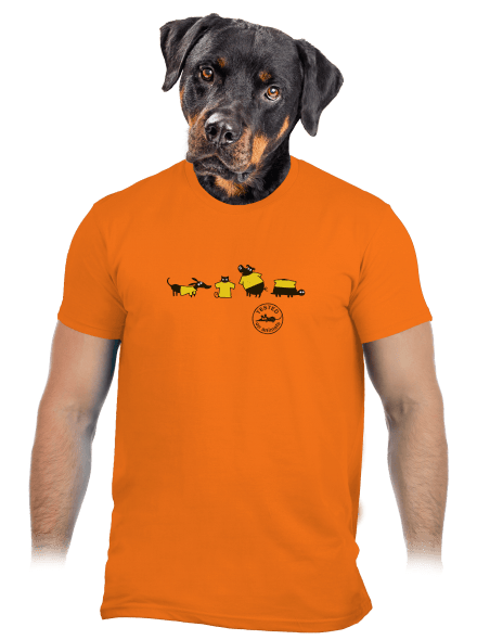 Testované na zvieratách pánske tričko Orange