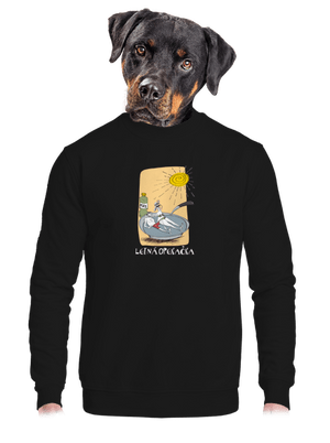 unisex mikina bez kapucne