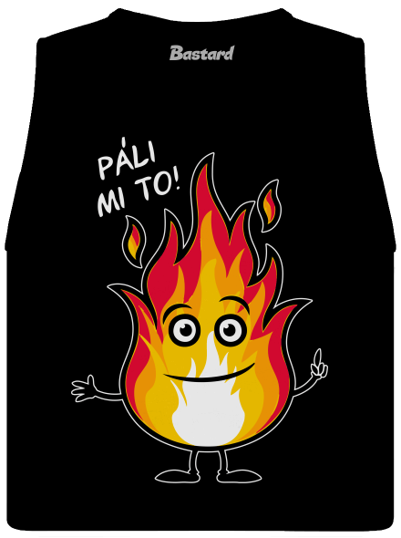 Páli mi to dámske tielko voľné Black