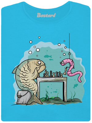 Zase neberú dámske tričko s lemom Blue Atol