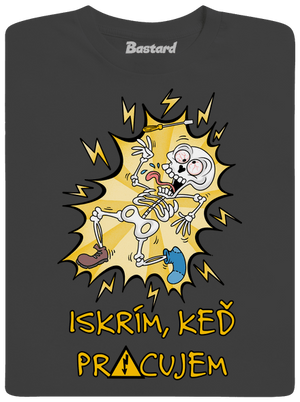 Iskrím pánske tričko Dark Grey