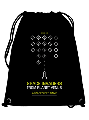 Space Invaders vak Black