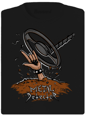 Metal detector dámske športové tričko Black