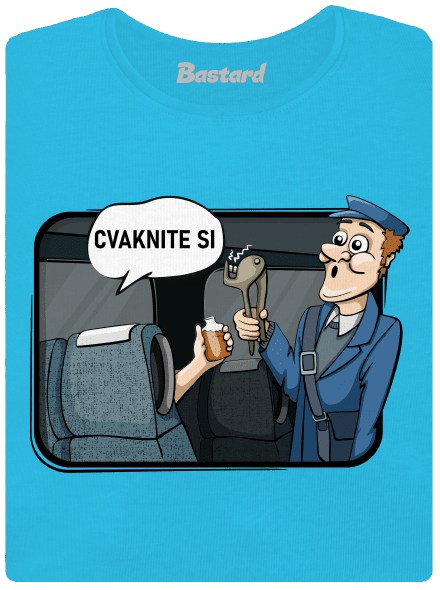 Cvaknite si dámske tričko s lemom Blue Atol