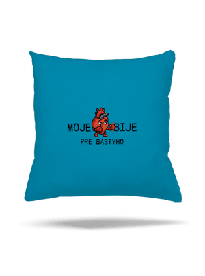 Moje srdce bije vankúš Blue Turquoise