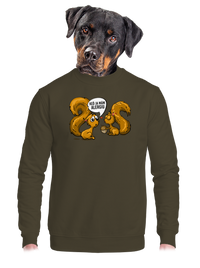 unisex mikina bez kapucne