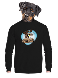 unisex mikina bez kapucne