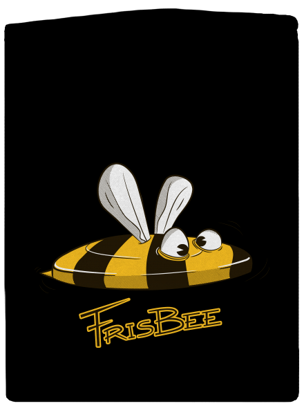 Frisbee pánska mikina na zips Black