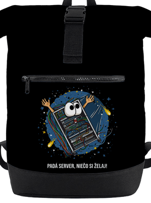 Padá server batoh Black