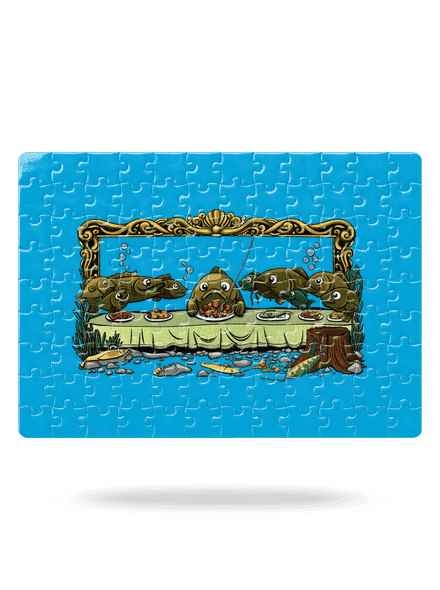 Posledná večera puzzle White