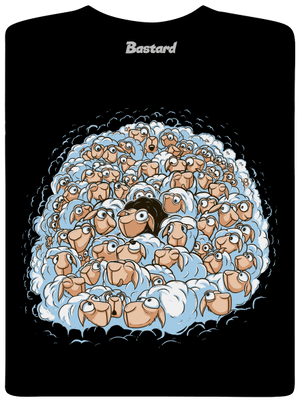 Nejdem s davom detské tričko Black