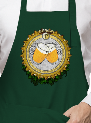 Pivný horoskop: Baran zástera Bottle Green