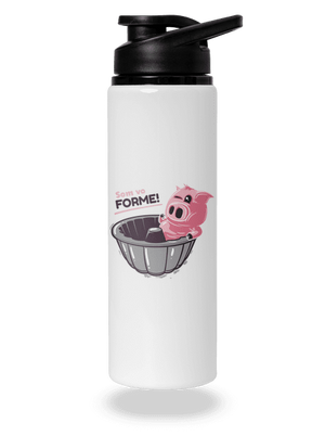 Vo forme flaša na vodu White