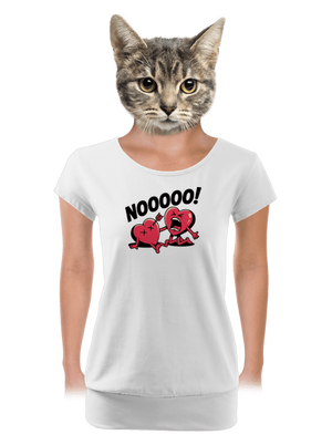 dámske tričko s lemom