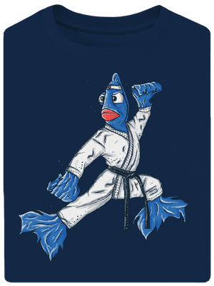 Bojovníčka unisex tričko oversized Midnight Blue