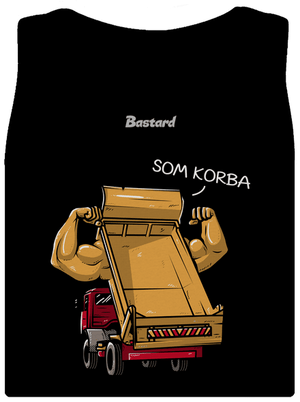 Korba dámske tielko klasické Black