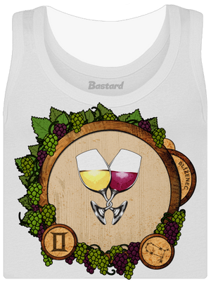 Vínny horoskop: Blíženec dámske tielko klasické White