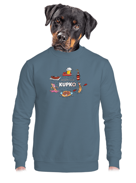 Slovenské kupko unisex mikina bez kapucne Nordic Blue