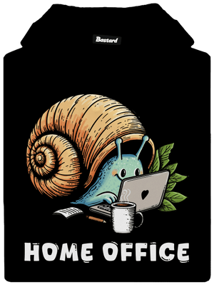 Slimákov home office dámska mikina klokanka Black